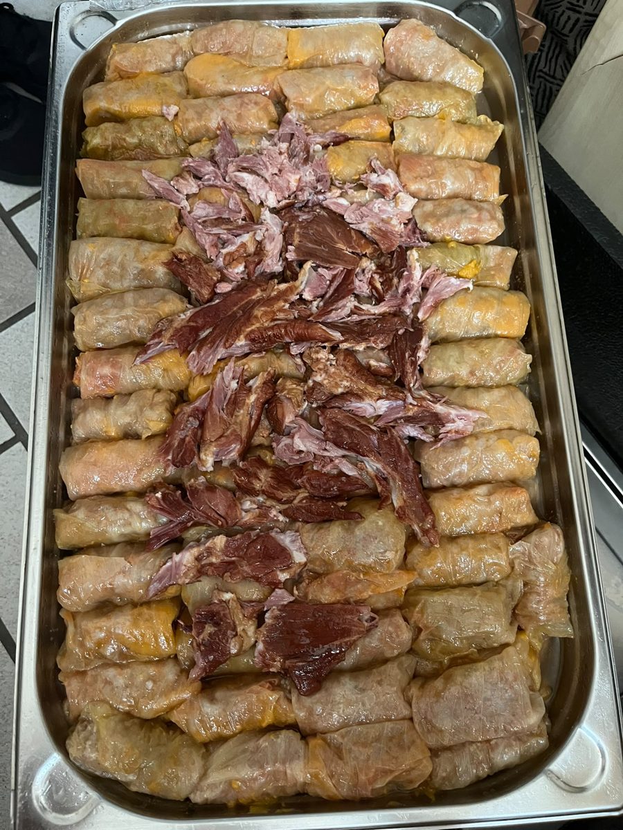 Cristina Victoria - Catering - Warme Speisen, rouladen-sauerkraut