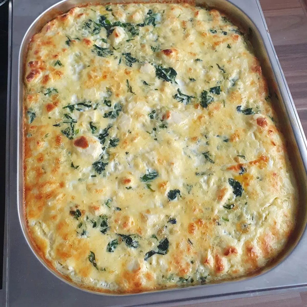 Cristina Victoria - Catering - Warme Speisen, spinat-auflauf