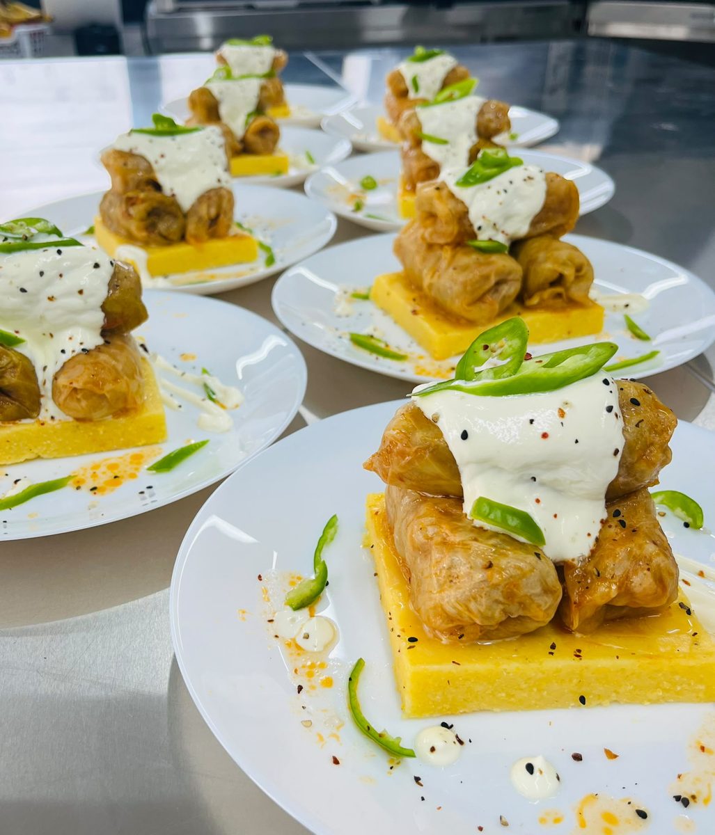 Cristina Victoria - Catering - Warme Speisen, gefuellte-rouladen-polenta